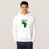 Mzungu in Afrika Hoodie (Voorkant volledig)