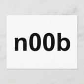 n00b briefkaart (Voorkant)