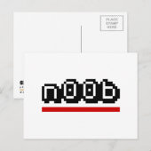 n00b briefkaart (Voorkant / Achterkant)