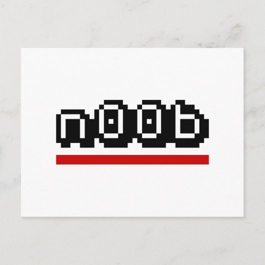 n00b briefkaart (Voorkant)
