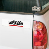 n00b bumpersticker (Op Truck)