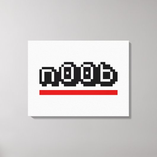 n00b canvas afdruk (Voorkant)