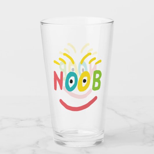N00b Glas (Voorkant)