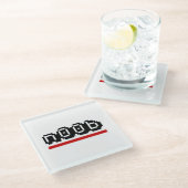 n00b glazen onderzetter (Schuin)