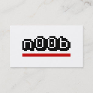 n00b visitekaartje