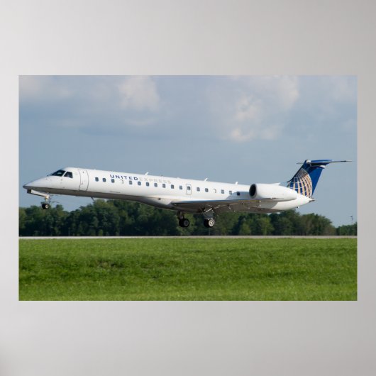 N13958 ERJ-145LR POSTER (Voorkant)