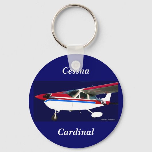 N13HK-portret, Cessna, kardinaal Sleutelhanger (Voorkant)