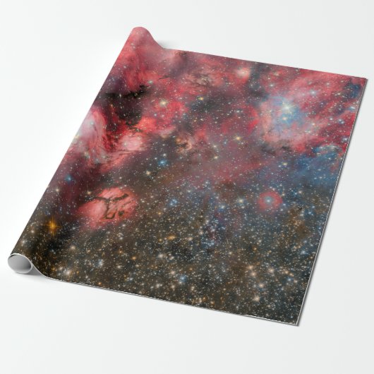 N159 Stervormende wolk Cadeaupapier (Uitgerold)