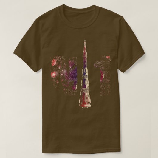 N1 Sovjet-Russische Moon Rocket T-shirt (Design voorkant)