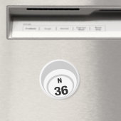 N36 bingobal koelkastmagneet magneet (Insitu (Vaatwasser))