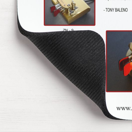 N3ZN KEYS, LLC POSTER MOUSEPAD MUISMAT (Hoek)