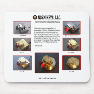 N3ZN KEYS, LLC POSTER MOUSEPAD MUISMAT
