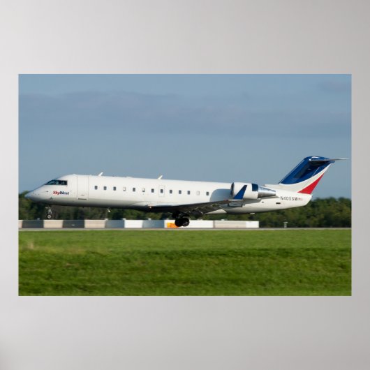 N405SW Skywest Canadair CRJ-200ER Poster (Voorkant)
