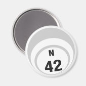 N42 bingobal koelkastmagneet magneet (Voorkant / Achterkant)