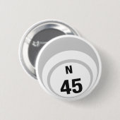 N45 Bingo Ball-toets Ronde Button 5,7 Cm (Voorkant /achterkant)