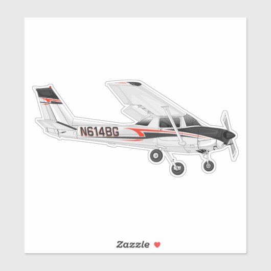 N614BG Sticker (Vel)