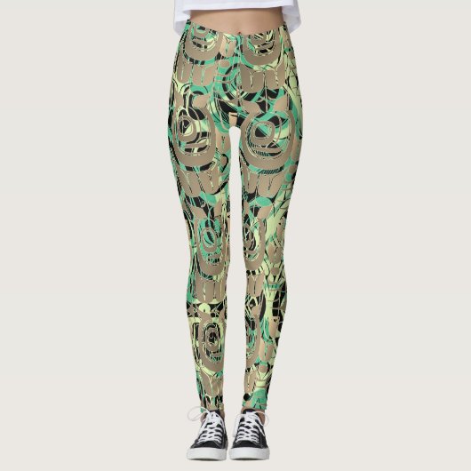 N8V Camo Leggings (Voorkant)