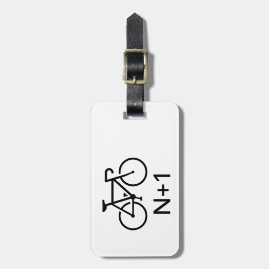 N+1 Bike Bagagelabel (Voorkant verticaal)