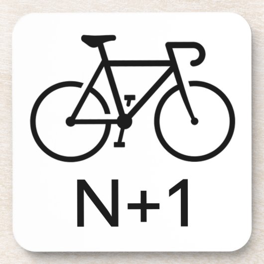 N+1 Bike Bier Onderzetter (Voorkant)