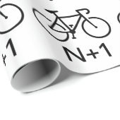 N+1 Bike Cadeaupapier (Rol Hoek)