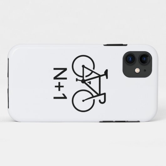 N+1 Bike Case-Mate iPhone Case (Achterkant (horizontaal))
