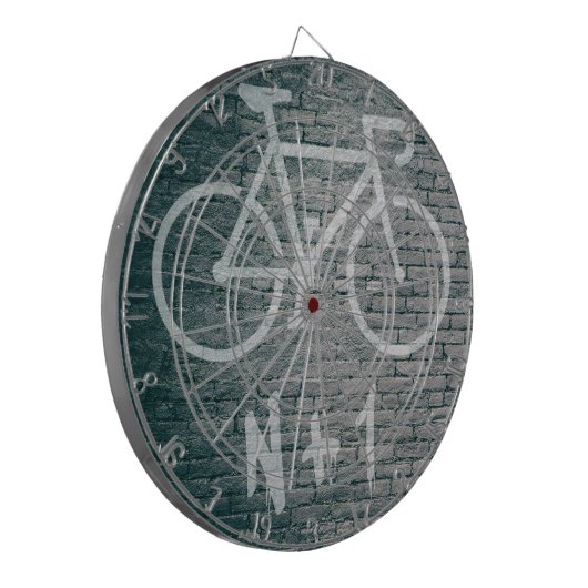 N+1 Bike Graffiti Dartbord (Voorkant Links)