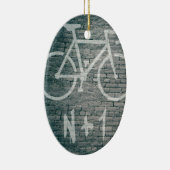N+1 Bike Graffiti Keramisch Ornament (Rechts)