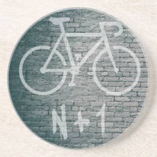 N+1 Bike Graffiti Zandsteen Onderzetter