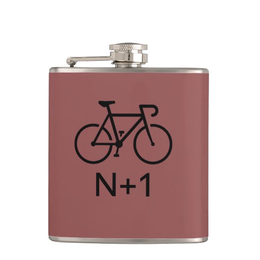 N+1 Bike Heupfles (Voorkant)