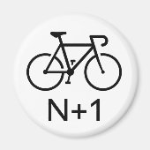 N+1 Bike Magneet (Voorkant)