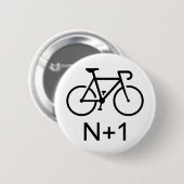 N+1 Bike Ronde Button 5,7 Cm (Voorkant /achterkant)