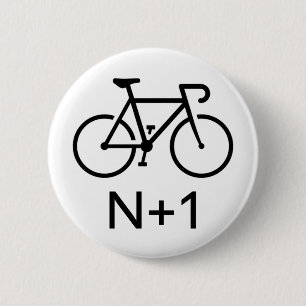 N+1 Bike Ronde Button 5,7 Cm