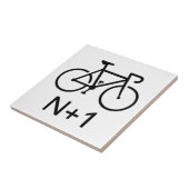 N+1 Bike Tegeltje (Zijkant)