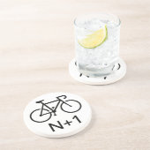 N+1 Bike Zandsteen Onderzetter (Zijkant)