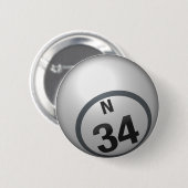 N 34 bingo ronde button 5,7 cm (Voorkant /achterkant)