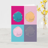 N-95 Masker Pop Art Stijl Kaart (Gele Bloem)