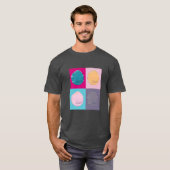 N-95 Maskers Pop Art Stijl T-shirt (Voorkant volledig)