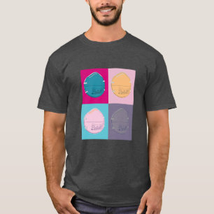 N-95 Maskers Pop Art Stijl T-shirt