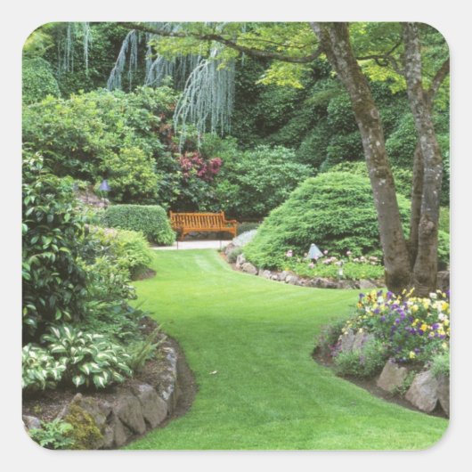 N.A., Canada, British Columbia, Vancouver 4 Vierkante Sticker (Voorkant)