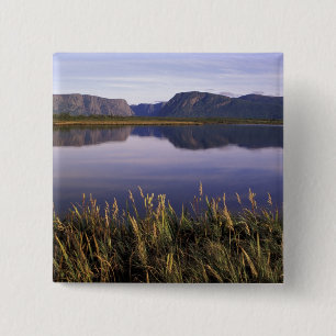 N.A., Canada, Newfoundland, Gros Morne Nationaal Vierkante Button 5,1 Cm