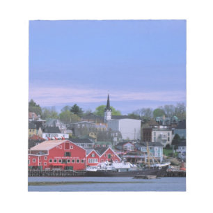 N.A. Canada, Nova Scotia. Een gezicht op Lunenburg Notitieblok