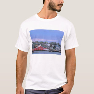 N.A. Canada, Nova Scotia. Een gezicht op Lunenburg T-shirt