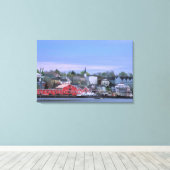 N.A. Canada, Nova Scotia. Een uitzicht van Lunenbu Canvas Afdruk (Insitu (Houten vloer))