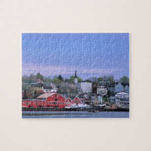 N.A. Canada, Nova Scotia. Een zicht op Lunenburg,  Legpuzzel