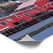 N.A. Canada, Nova Scotia. Een zicht op Lunenburg, Poster (Hoek)