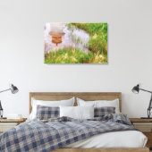 N.A. Canada, Nova Scotia, Peggy's Cove. Canvas Afdruk (Insitu (Slaapkamer))