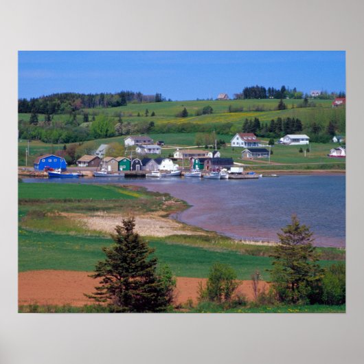 N.A. Canada, Prince Edward Island. Boten zijn Poster (Voorkant)