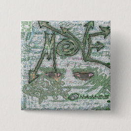N-A-M-E-S VerplaatsingsherdenkingsButton Vierkante Button 5,1 Cm