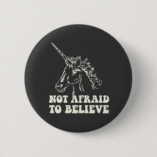 N.A.U.B. niet bang om Unicorn te geloven Ronde Button 5,7 Cm