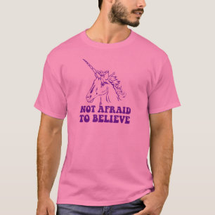 N.A.U.B. niet bang om Unicorn te geloven T-shirt